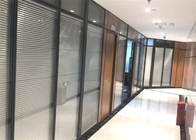 دیوار پارتیشن شیشه ای با ارتفاع کامل Office Office دیوار پارتیشن ثابت با پرده