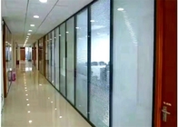 دفتر شیشه ای مدولار جدیدترین طراحی دیوار پارتیشن شیشه ای تزئینی با کیفیت بالا