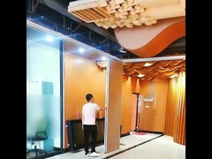 قاب آلومینیومی OEM دیوارهای جداکننده متحرک جداکننده شیب دار