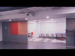 SONO قاب آلومينيومي ديوار هاي جداکننده آويزان ، جداکننده چوبي باز براي سالن