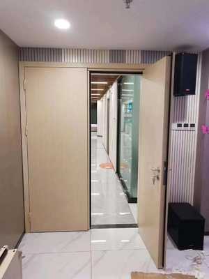 عمده فروشی 40DB فولاد درب ضد صدا درب ضد آتش درب دوگانه