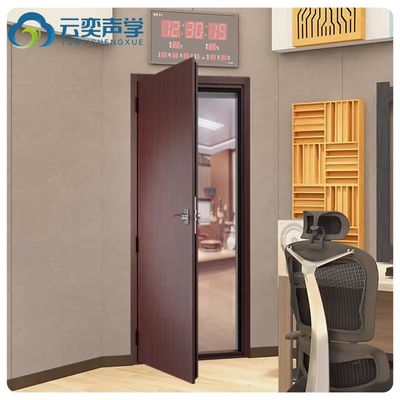 درب ضد صدا درجه E0 حفاظت از محیط زیست برای H2200*W900*D120/245 میلی متر