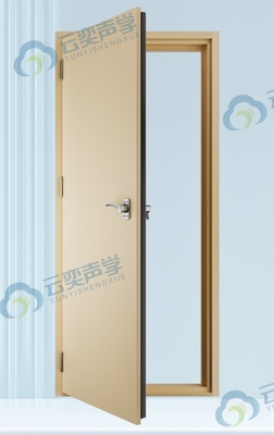 درب ضد صوتی باز کننده داخلی چپ H2165*W842*70 میلی متر برای کاهش صدا و حریم خصوصی