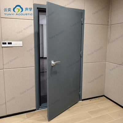درب فولاد فلزی برای عایق صوتی 72mm 42 ±3 dB درب ضد صوتی