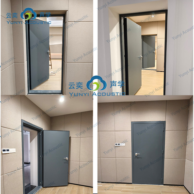 درب فولاد فلزی برای عایق صوتی 72mm 42 ±3 dB درب ضد صوتی
