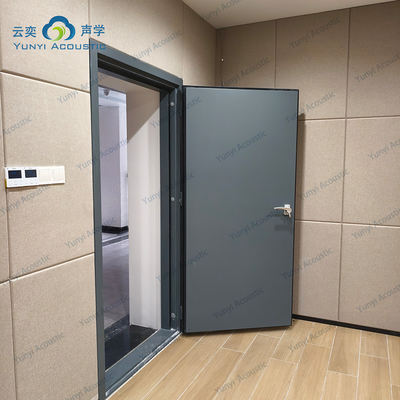 درب فولاد فلزی برای عایق صوتی 72mm 42 ±3 dB درب ضد صوتی