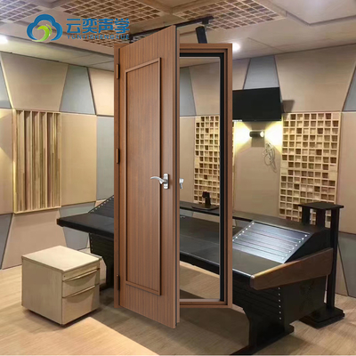 درب ضد سر و صدا STC50dB درب آکوستیک 1 ساعت درب قابل استفاده برای اتاق جلسه خانگی