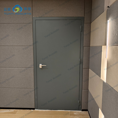 اتاق درام استودیوی موسیقی اتاقحاجز صوتی شفاف درب انزوا صوتی چشم انداز شیشه ای خانه آکوستیک با تله های باس گوشه ای