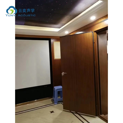 درب ضد سر و صدا با شیشه صوتی 60 دقیقه ضد آتش یک درب صوتی STC 45dB