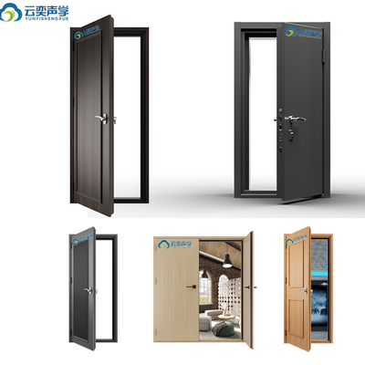 درب صوتی عایق صوتی درب 30 دقیقه ضد آتش درب تک برای اتاق درام اتاق پیانو