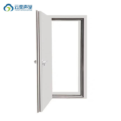 درب عایق صدا 60 دقیقه ضد آتش درب دوگانه برای اتاق درام اتاق پیانو اتاق مطالعه عایق سر و صدا