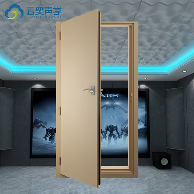 درب عایق صدا 60 دقیقه ضد آتش درب دوگانه برای اتاق درام اتاق پیانو اتاق مطالعه عایق سر و صدا