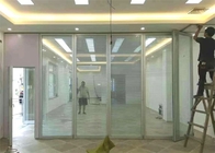 دیوارهای تقسیم شیشه ای متحرک سبک SGS برای تقسیم فضا