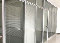 ISO9001 قاب های فولادی پارتیشن های شیشه ای متحرک نویز لغو دیوار تحمل نشده بار