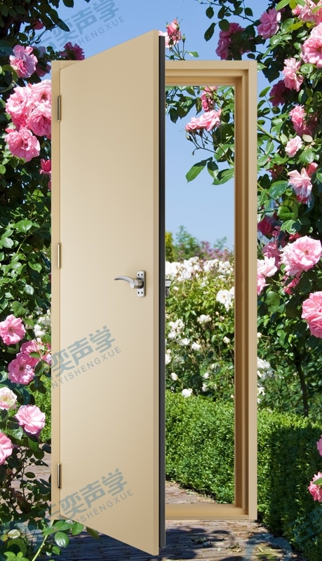 درب ضد صوتی باز شدن راست داخلی H2425*W950*70 میلی متر برای کاهش صدا و حریم خصوصی